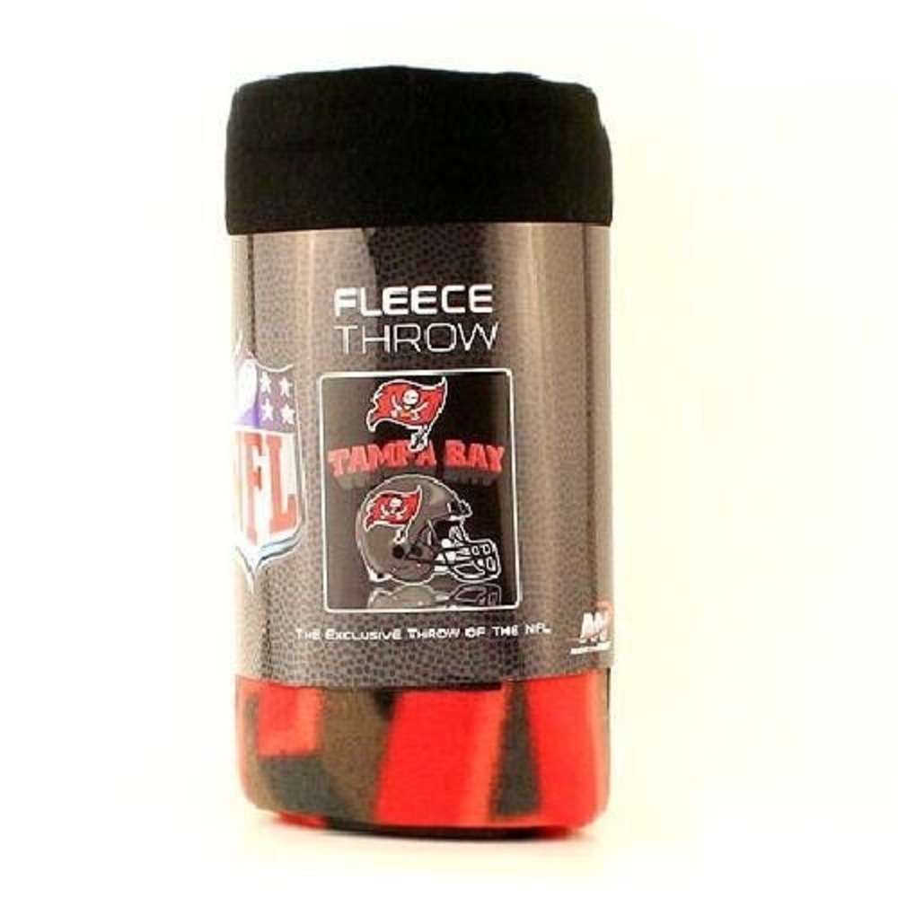 Tampa Bay Buccaneers Blanket Fleece Throw Gridiron Series NWT NFL Licensed
